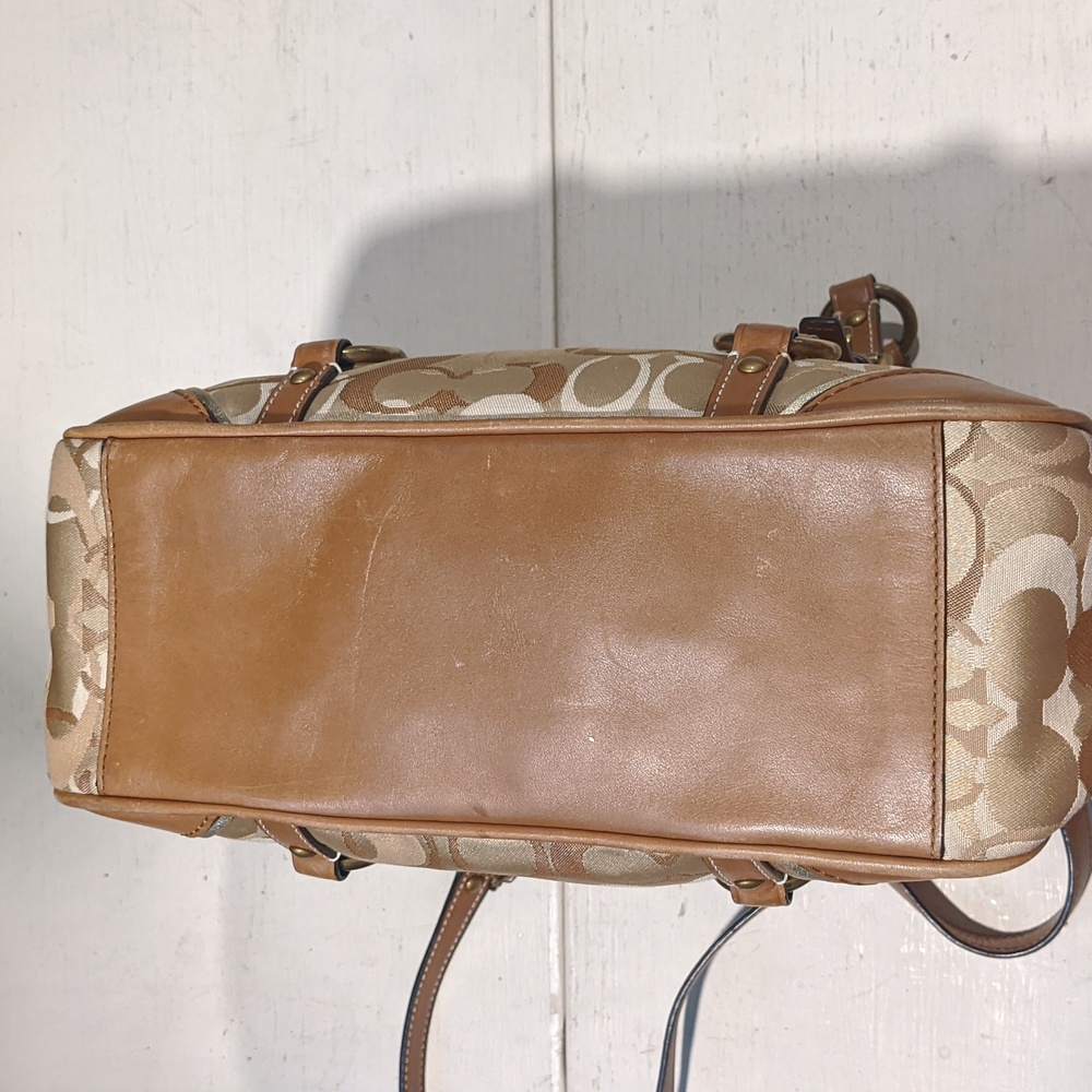 Coach Tan and Brown Tote Bag - Picture 7 of 11